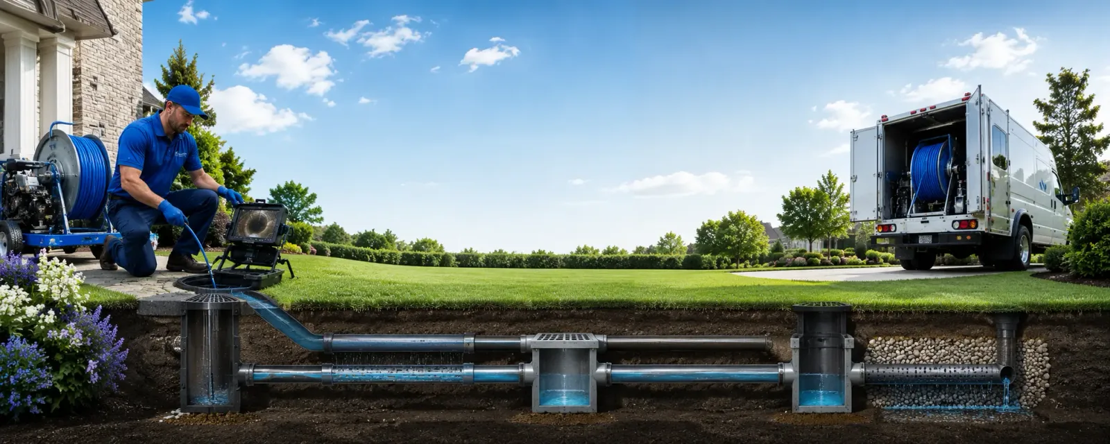 Outdoor drain cleaning information for Jewett, IL